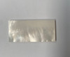 White Mother of Pearl flat inlay blanks size 35mm (1.38") width x 75mm (2.9") length x 4mm (0.16") thickness A grade good on both sides.