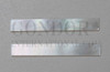 White Mother of Pearl flat inlay blanks size 10mm (0.39") width x 85mm (3.34") length x 3mm (0.12") polished 1 side thickness A grade good on both sides.