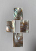 1oz Brown mussel blanks mix size large select 1.5mm