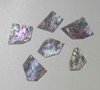 Pink abalone flat inlay blanks mix size approx. 15-25mm (0.6 - 1") width x 15 - 35mm (0.6 - 1.38") length x 1mm (0.04) thickness A grade.