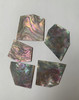 1oz Pink abalone blanks select mix size 1mm