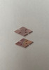 1pc Pink Mussel notched diamonds 14.5mm