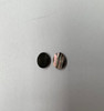 1pc Black MOP Ovals 8x10x1.8mm