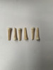 1 set Guitar bridge pins size 1 bone brass + Paua dot