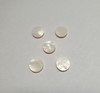 1pc White MOP dots 12 x 2.5mm