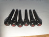 1 set Guitar bridge pins Size 1 Ebony Bloody Jasper dot