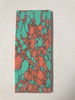 Bisbee Turquoise D31artificial stone blanks 30 x 70 x 1.5mm suitable for inlay. Can be cut with standard cutting tools - jewellery saw similar in characteristics to mother of pearl (hardness approx. 3. Can be sanded and polished same way as shell material. All pcs are A grade good on both sides.