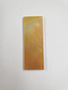 Gold MOP flat inlay blanks size 22.5mm (0.886") width x 63.5mm (2.5") length x 2mm (0.08") thickness A grade. Polished 1 side.