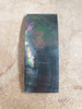 Black Mother of Pearl flat inlay blanks with natural bend size 21x76x2.5mm A grade. Polished 1 side.