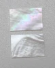White Mother of Pearl flat inlay blanks size 35mm (1.38") width x 55mm (2.16") length x 3mm (0118") thickness A grade good on both sides.