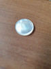 1pc White MOP Yamaha YTS finger button 14 x 2mm 0.8mm concave