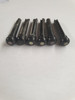1 set Guitar bridge pins Size 1 Ebony Black MOP dot