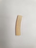 Gold MOP solid shell curved strips 5mm width x 24mm length x 1.5mm thickness x 110mm inside diameter. A grade quality good on both sides, flat and uniform in thickness and width. Ideal for use in purfling and rosettes on musical instruments - Ukuleles, guitars, mandolins etc. as well as in furniture, jewellery and other decorative applications.