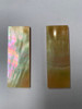 1pc Gold MOP blanks polished 1 side 25.4 x 63.5 x 2.5mm