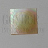 Gold MOP flat inlay blanks size 25mm (1") width x 25mm (1") length x 1mm (0.04") thickness A grade polished 1 side.