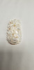 White MOP cabochon dragon 20mm width  x 35mm length x 4mm thickness. Best grade W, MOP carving high quality precision work. Suitable for jewellery and other decorative applications. A grade.
