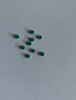 Malachite stone SMALT3 dots 7mm diameter x 1.3mm thickness - round flat pcs cut to precise diameter and thickness. Ideal for use in inlay applications - for fretboard markers, and general inlay or jewellery decorations. All dots are A grade good on both sides.