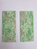 Marble Green Adenium D028 artificial stone blanks 30 x 70 x 2mm suitable for inlay. Can be cut with standard cutting tools - jewellery saw similar in characteristics to mother of pearl (hardness approx. 3. Can be sanded and polished same way as shell material. All pcs are A grade good on both sides.