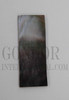 Black Mother of Pearl inlay blanks size 25.4mm (1") width x 76.2mm (3") length x 1.3 to 2.8mm thickness. Polished 1 side. These pcs are not uniform in thickness the thickness ranges between 1.3mm to 2.8mm. They are flat on the face side.