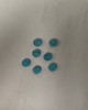 Turquoise STURB1 dots 4mm diameter x 1.5mm thickness - round flat pcs cut to precise diameter and thickness. Ideal for use in inlay applications - for fretboard markers, and general inlay or jewellery decorations. All dots are A grade good on both sides.