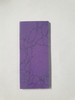 Amethyst artificial stone blanks N115 30 x 70 x 2mm suitable for inlay. Can be cut with standard cutting tools - jewellery saw similar in characteristics to mother of pearl (hardness approx. 3. Can be sanded and polished same way as shell material. All pcs are A grade good on both sides.