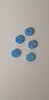 Opal dots OP74 7 x 1.3mm flat pcs made to specific diameter and thickness made from manufactured opal suitable for inlay, fretboard markers, jewellery, Opal dots can be worked same way as mother of pearl and are of similar hardness..