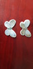 Mother of Pearl butterfly pendant 32 x 50mm Polished made from genuine Tahitian Mother of Pearl New Zealand Paua shell and fresh water pearl with hole.