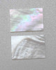 White Mother of Pearl flat inlay blanks size 30mm width x 40mm length x 6mm thickness A grade good on both sides.