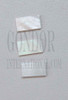 White Mother of Pearl flat inlay blanks polished 1 size 12mm (0.472) width x 13.5mm (0.531") length x 1mm (0.04") thickness A grade clean on both sides.