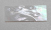 White Mother of Pearl flat inlay blanks size 25.4mm (1") width x 76.2mm (3") length x 3mm (0.118") thickness A grade clean on both sides.