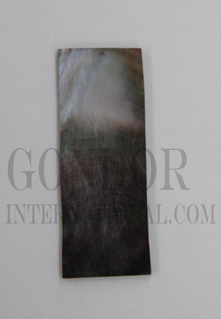 1pc Black MOP blanks 25.4x63.5x2mm