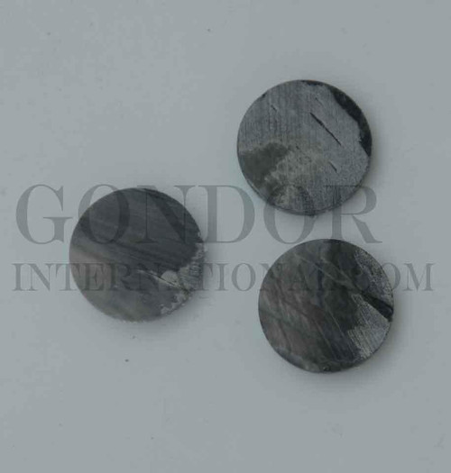 1pc Black MOP button blanks G 18Lx3mm