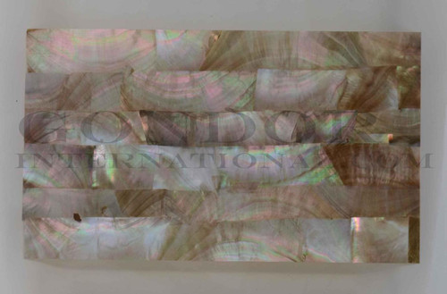 1pc Black MOP laminated sheet B 135x235x 1.3mm