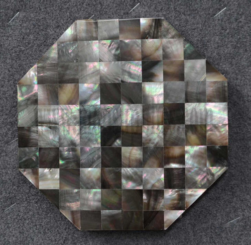 1pc Black MOP octagonal tile 150x150mm 15x15mm