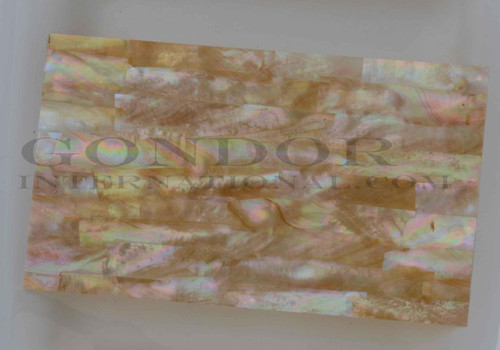 1pc Brownlip MOP laminated sheet 135x235x 1.3mm