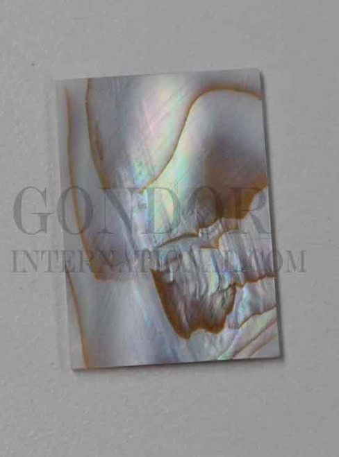 1pc Brown mussel blanks 22x42x1.5mm