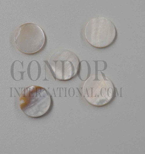 1pc Brown mussel button blanks 28Lx2.8mm