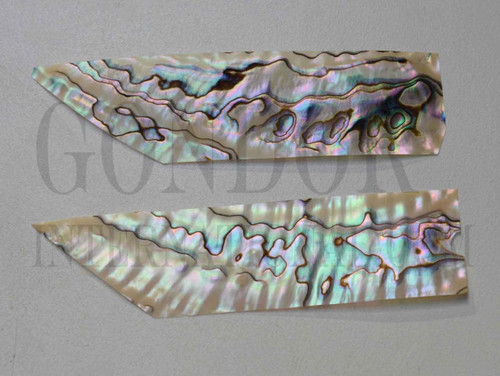 1pc Green abalone feathers 30x125x0.15mm