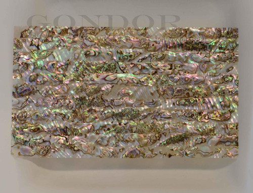 1pc Green abalone dark laminated sheet 135x235x1.3mm