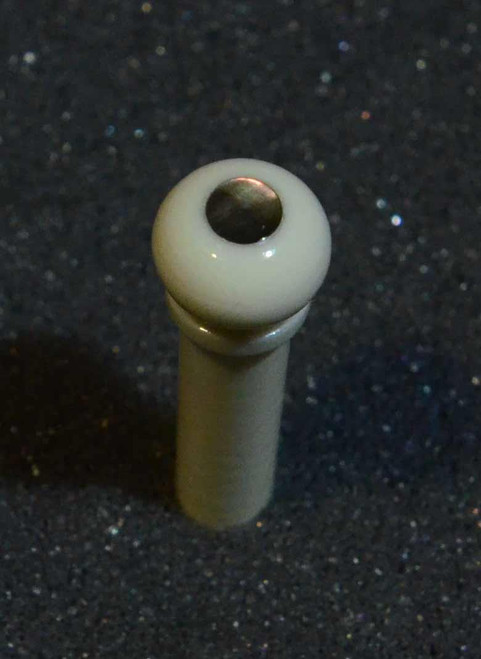 1 set Guitar bridge pins Size 2A bone with B. MOP dot