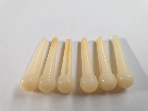 1 set Guitar bridge pins Size 2A Vintage bone