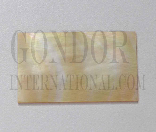 1pc Gold MOP Blanks 30x50x1.5mm