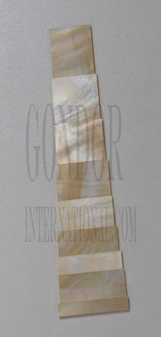 1set Gold MOP block blank set