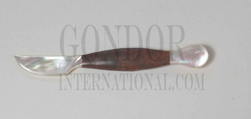 1pc Mother of Pearl knifes white 130mm
