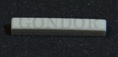 1pc Les Paul guitar nut white bone marked