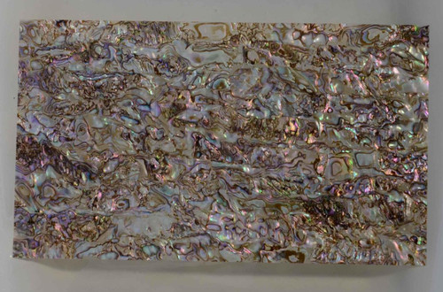 1pc Pink abalone heart laminated sheets 135x235x2.5mm