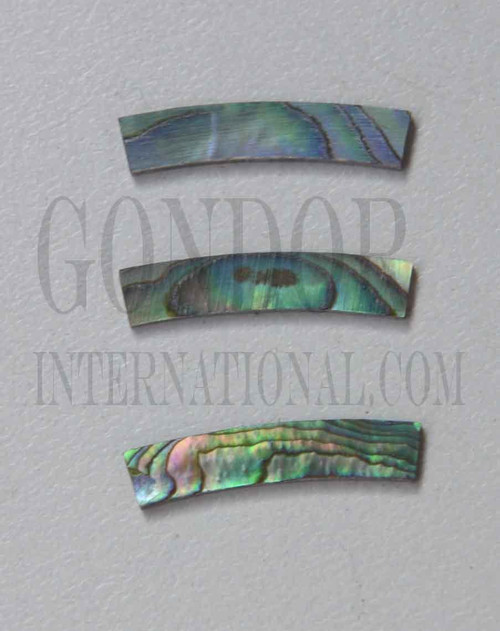 1pc Paua strips curved 5x24x1.3x113mm
