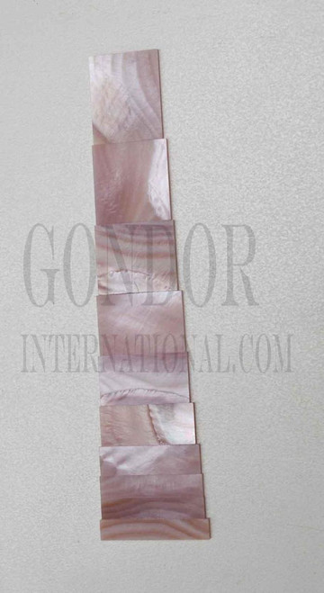 1set Pink mussel block blank set 1.5mm