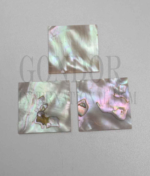 1pc Red abalone blanks 50x50x1.5mm