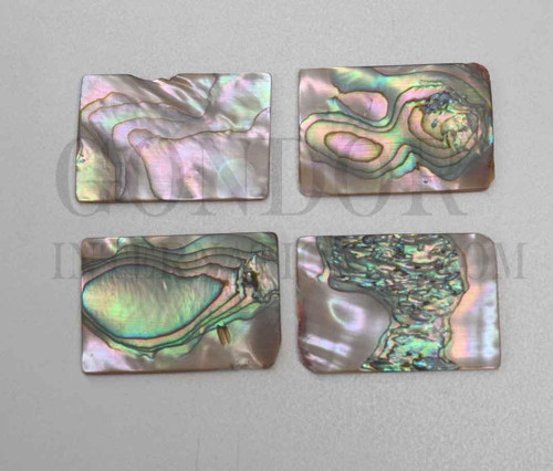 1pc Red abalone cabochons 35x50x2mm